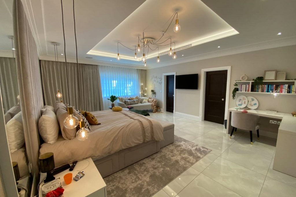 Luxury Northwood bedroom interior