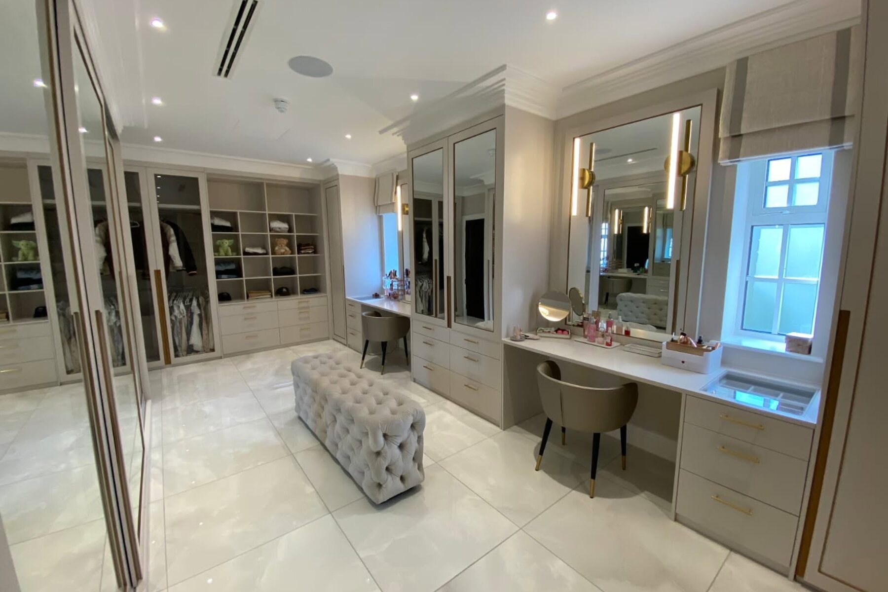 Northwood dressing room joinery