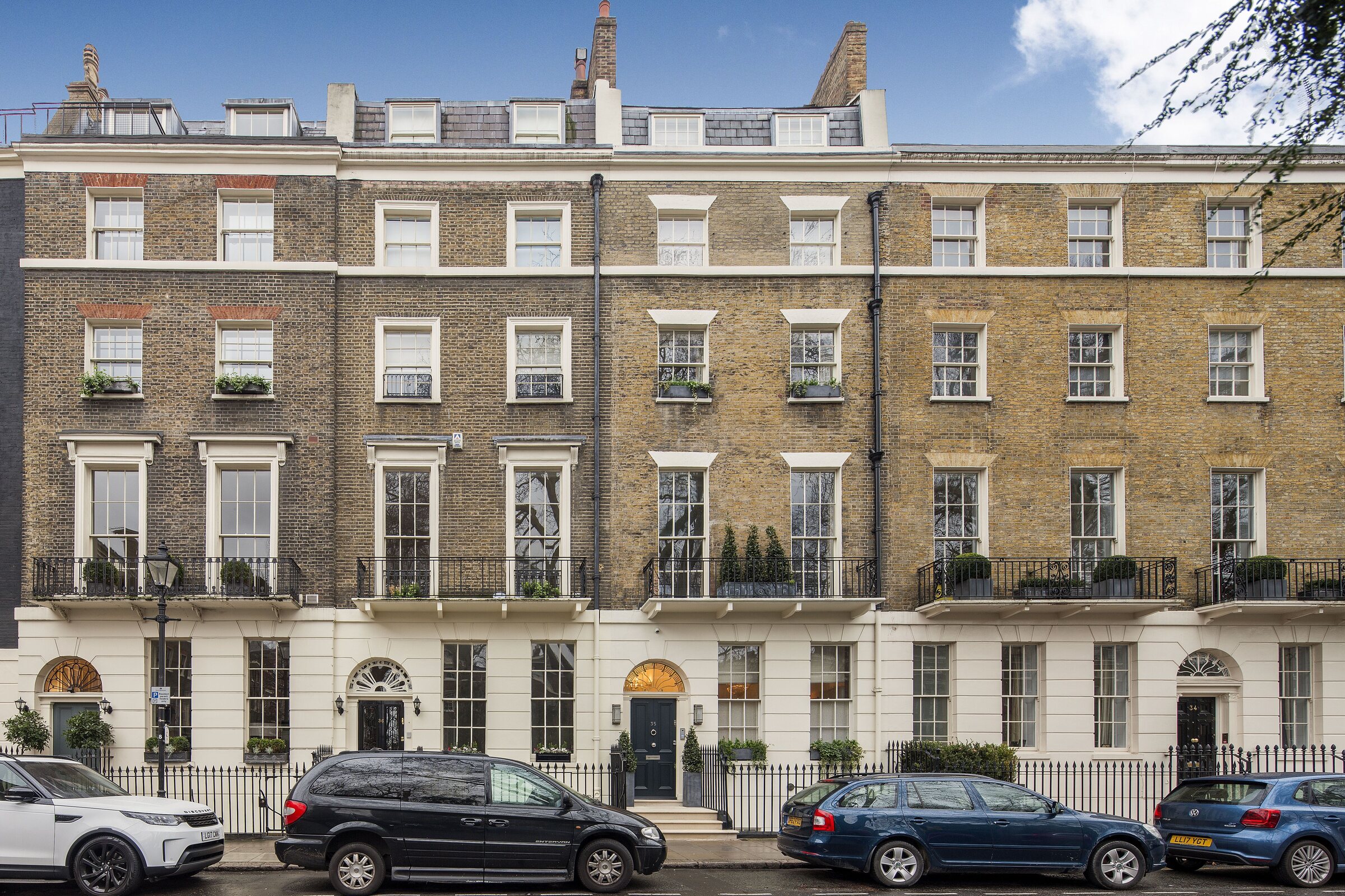 Georgian residential property at Connaught Square in London